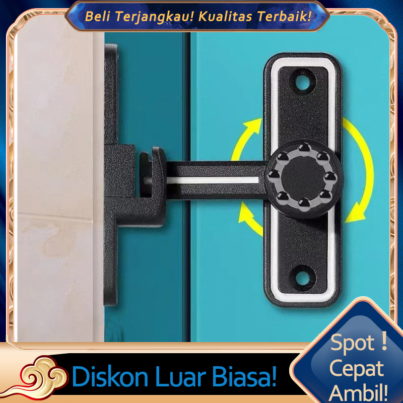 Grendel Slot Pintu Sliding Geser Lock Slot Pintu Lemari Geser Sleeding Sliding Stainless