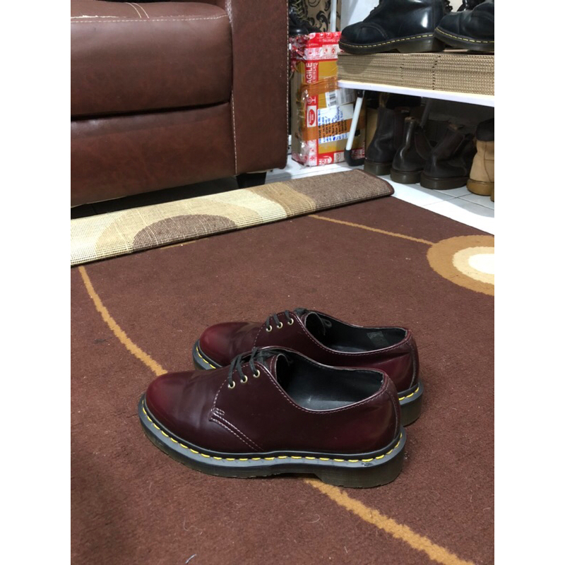 Dr martens 1461 - Cherry Red Vegan - 38