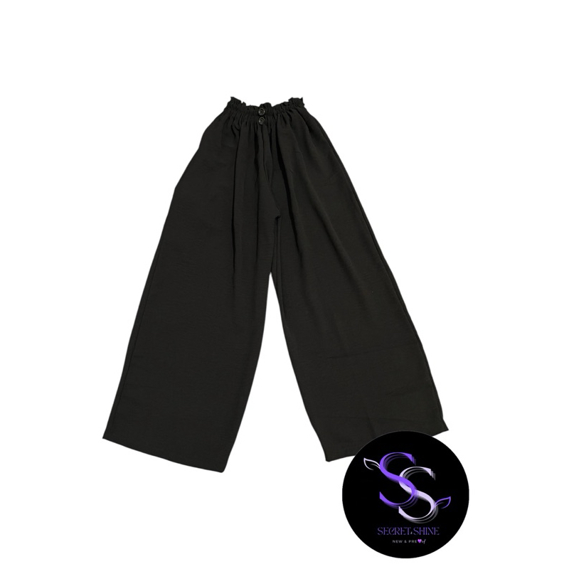 preloved kulot hitam sifon