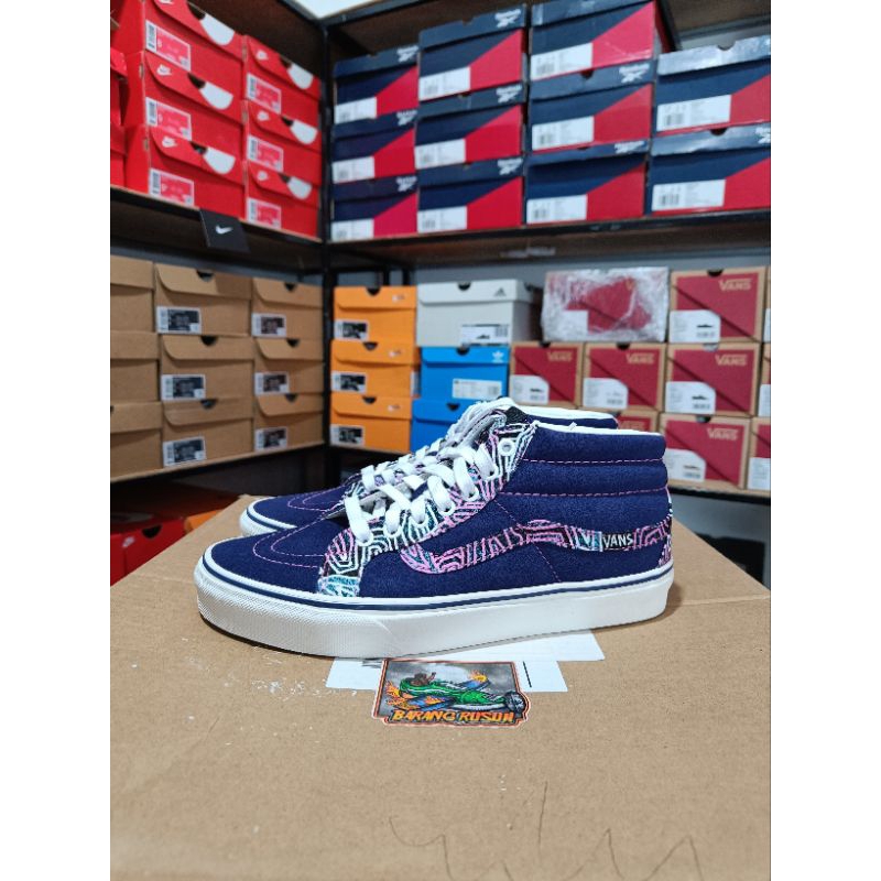 Vans SK8 Mid Tortoise Shell Original Resmi Navya