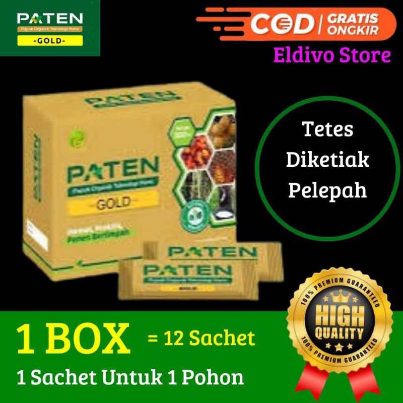 Pupuk Paten Gold | Paten Gold Sawit | Pupuk Organik Nano Teknologi | Pupuk Paten Renner