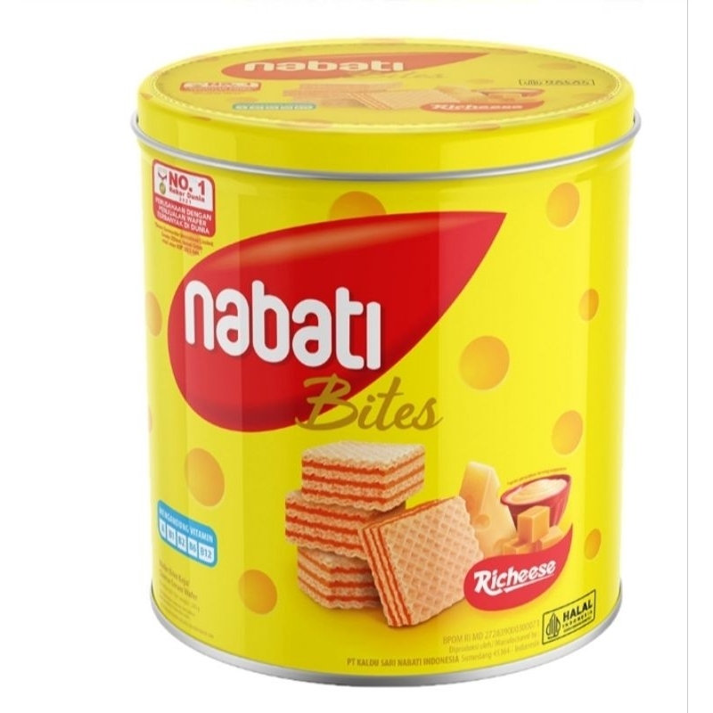 

Nabati Bites Richeese Wafer Keju Kaleng 240 g