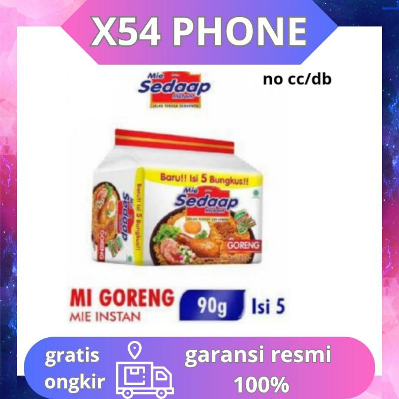 

Mie Sedaap Goreng isi 5 BKS @90G