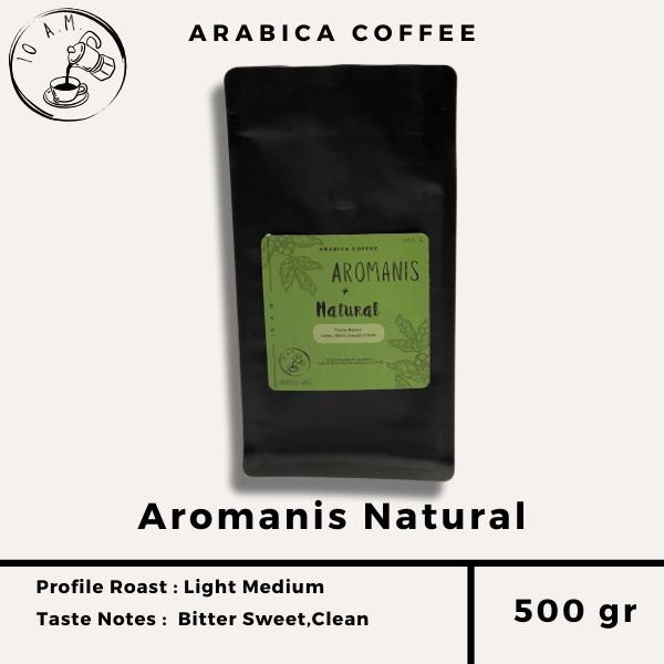 

10AM ROASTERY - Kopi Arabika Aromanis Natural (500 gr)