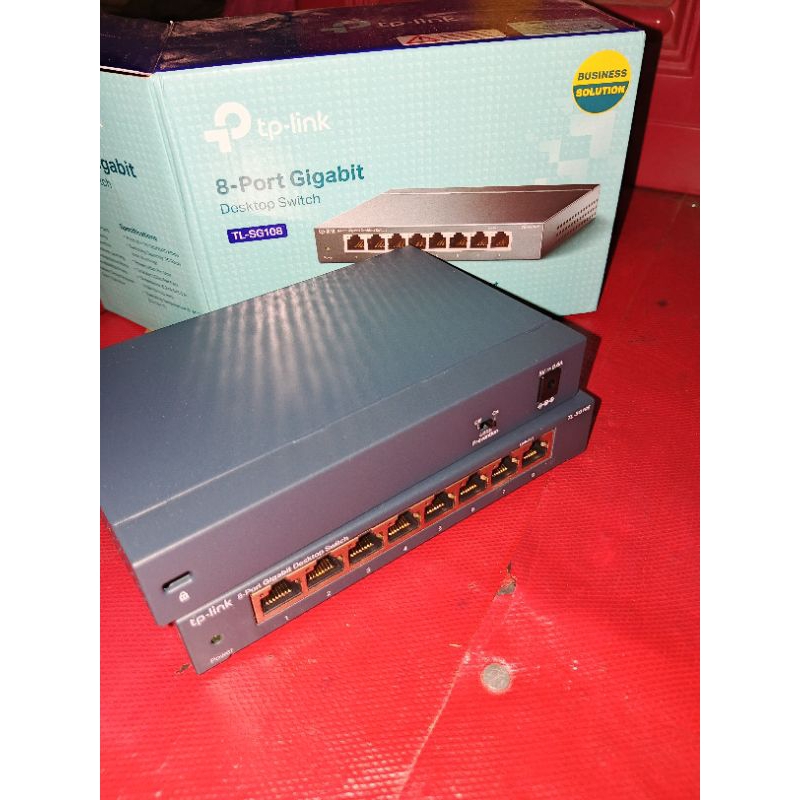 SWITCH HUB TP LINK SG108 GIGABIT BEKAS