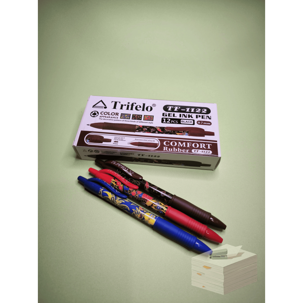 

Trifelo Ballpoint Cetek Batik Comfort Rubber TF-1122 0,7mm | isi 12 per pack