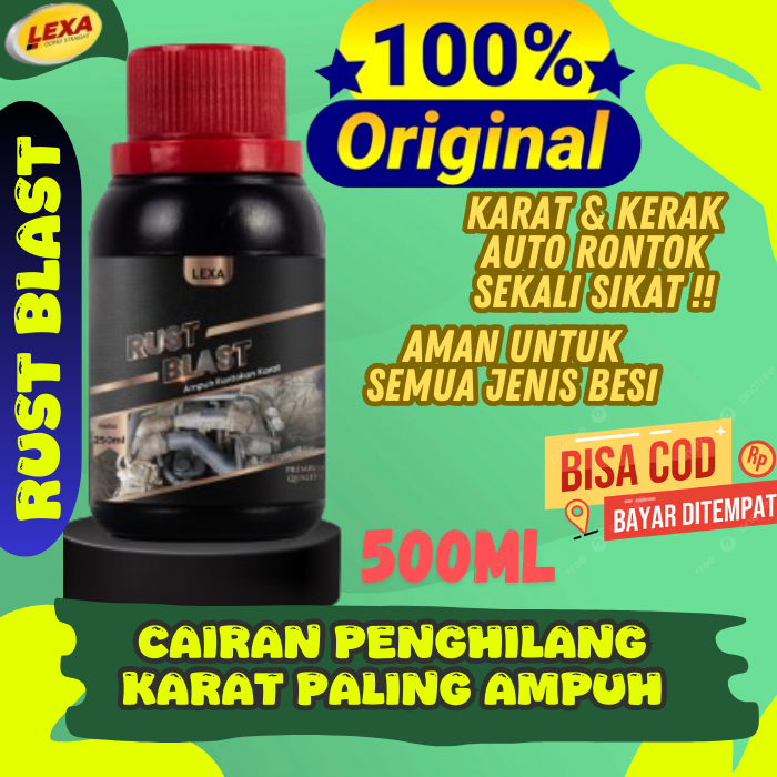 Cairan Pembersih Karat pada Motor Mobil dan Besi Secara Instan - Rust Blast 500ml