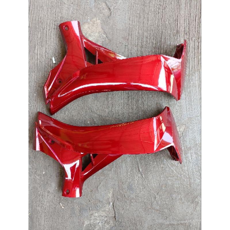 cover body depan Yamaha Vega r new biru merah