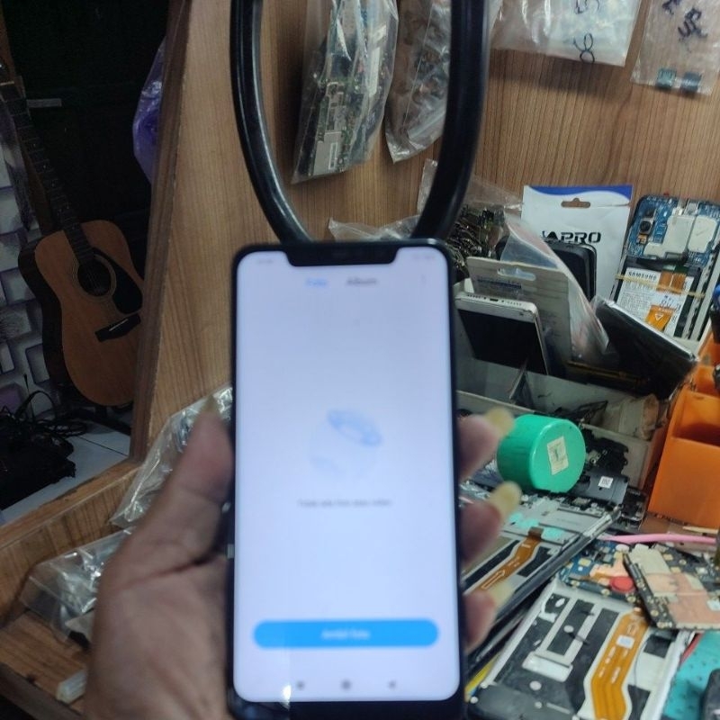 lcd redmi note 6 pro copotan ori