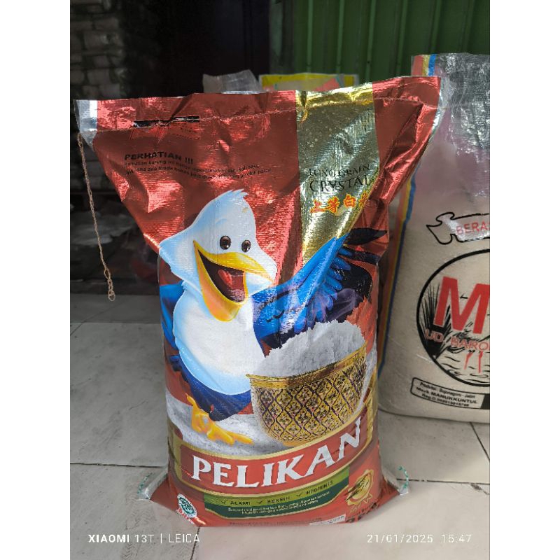 

Beras Pelikan Premium 25 Kg ada harum pandan (Khusus Instant)