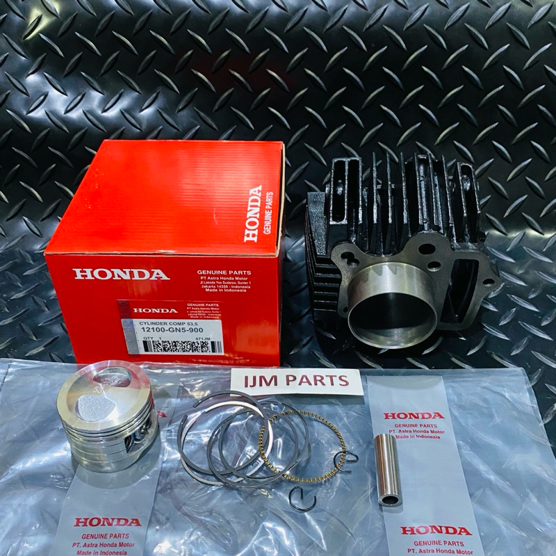 Blok seher Set Bore up 53,5 Grand Supra X 100cc Win Grand Bulus Prima Motorcycle