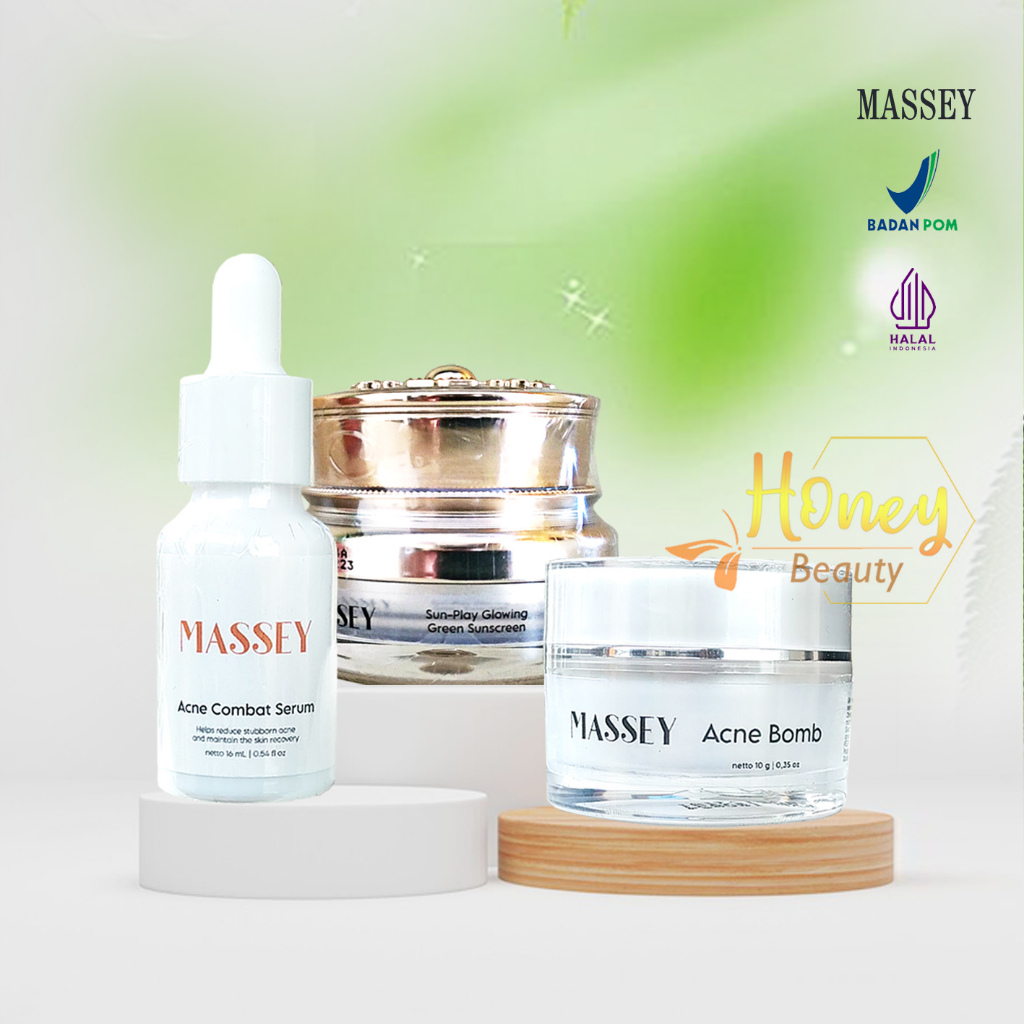 MASSEY SET Acne & White Original || SET Acne Premium BPOM aman