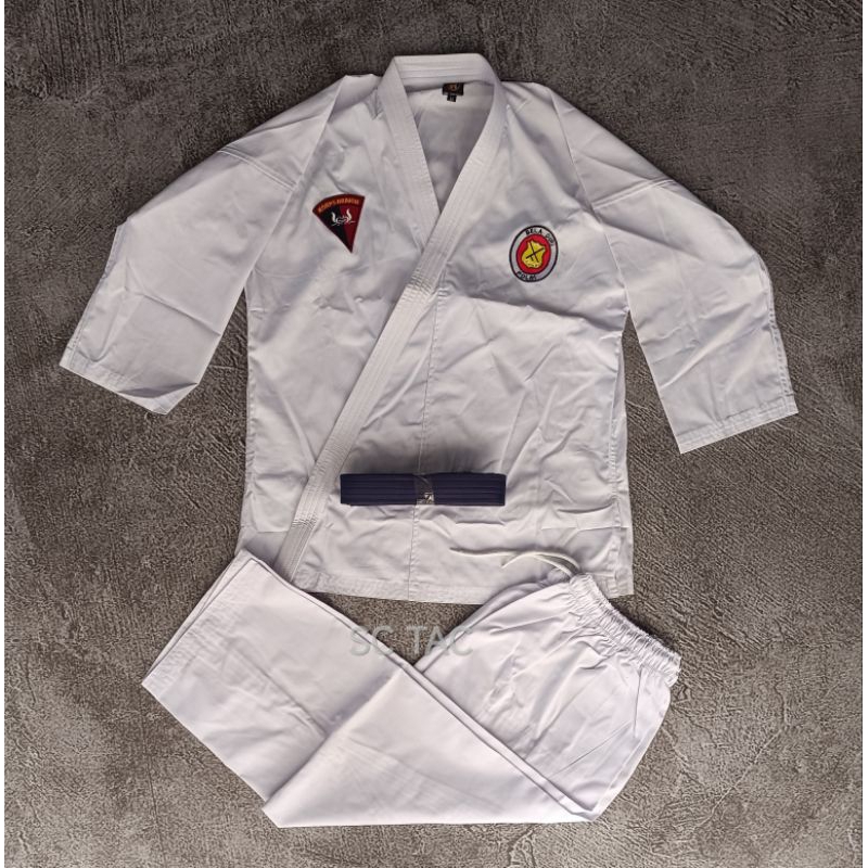 Baju JUDO BRIMOB PUTIH /Seragam Olahraga JUDO Polri