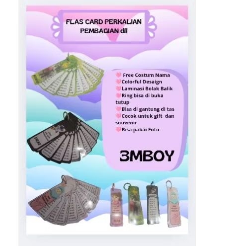 

Flas Card Perkalian