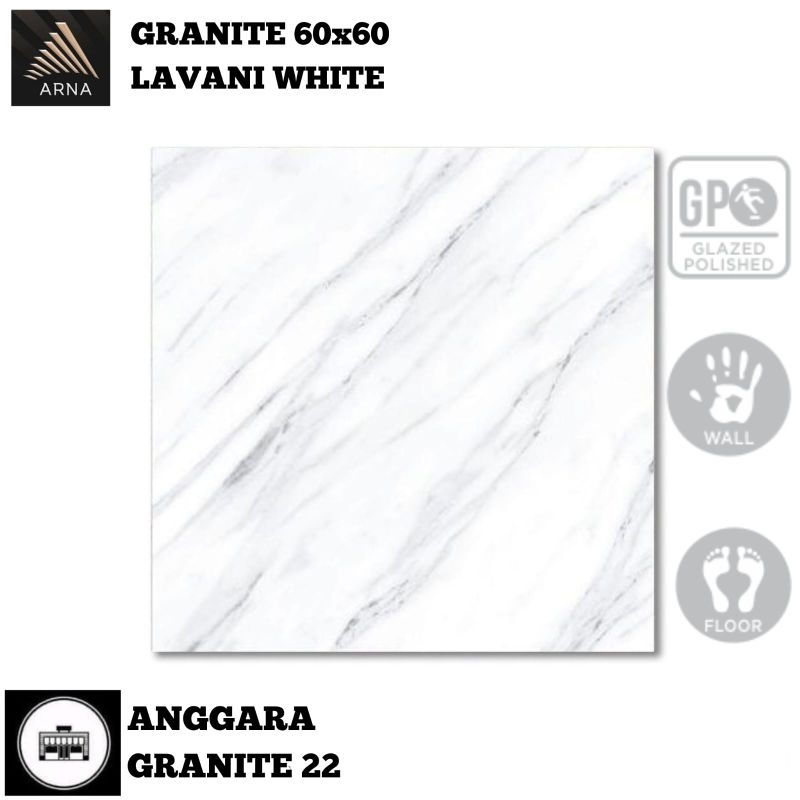 Granit 60x60 Arna Lavani White