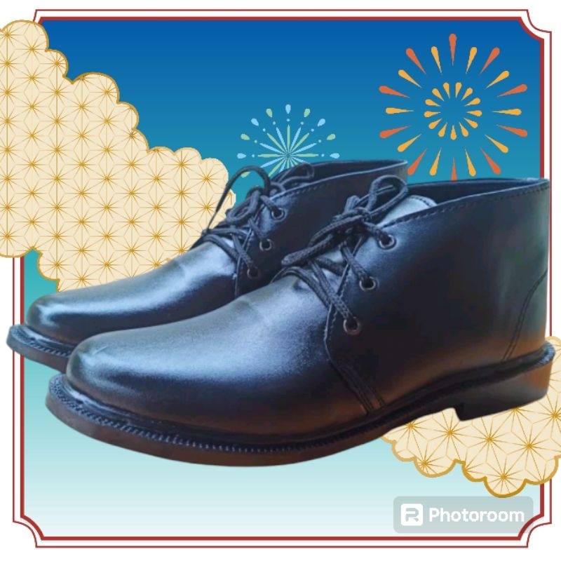 SEPATU PDH PASKIBRA.. SEPATU PDH KULIT ASLI