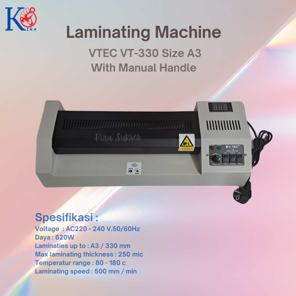 

Laminating Vtec A3 VT-330