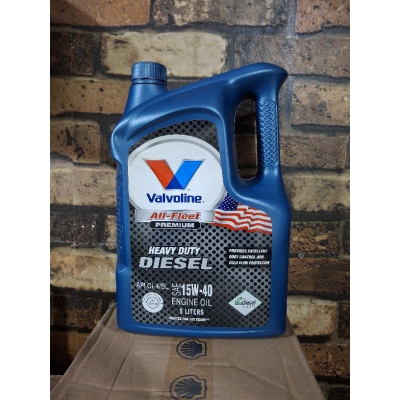 OLI MESIN VALVOLINE 15W-40 API Cl-4/SL DIESEL 5 LITER ORIGINAL