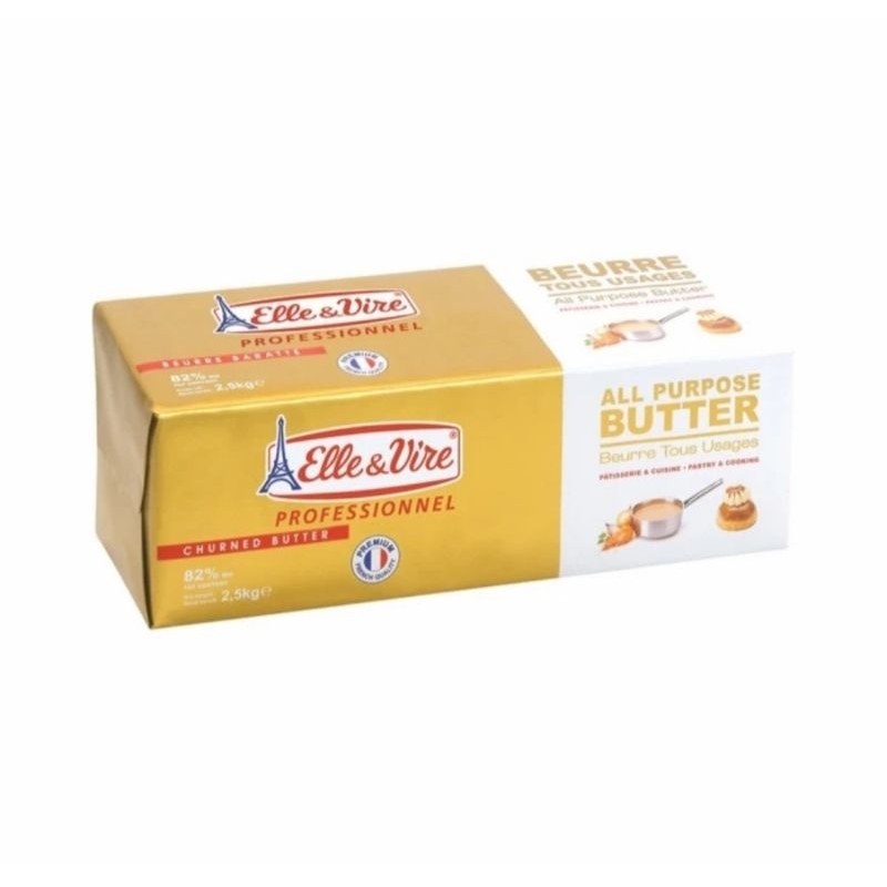 

ELLE & VIRE BUTTER UNSALTED 2.5kg ED Mei 2025