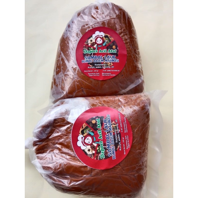 

(COD)250g 3/4g BUMBU BACEM SAMBEL LAUK MARINASI DAPOER ATUL