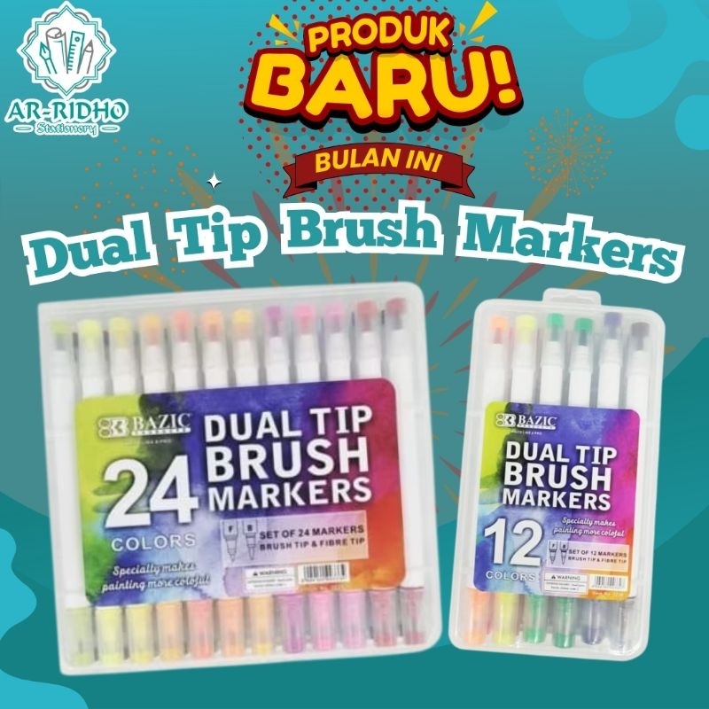 

Dual Tip Brush Makers 24 Colors/ Dual Tip Brush Makers
