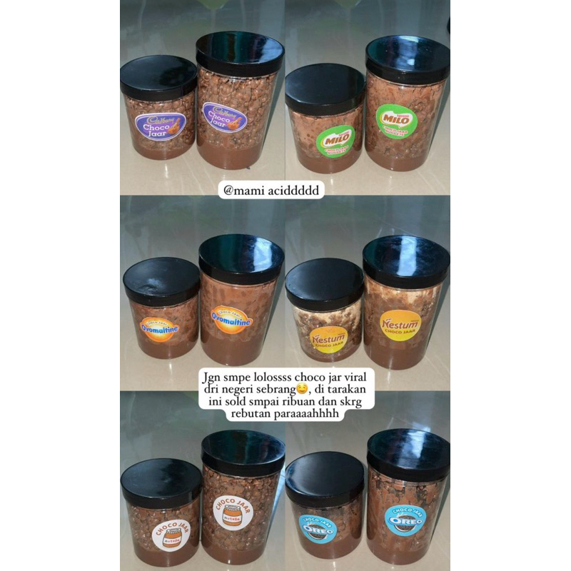 

CHOCO JAR VIRAL READY STOCK!!!!