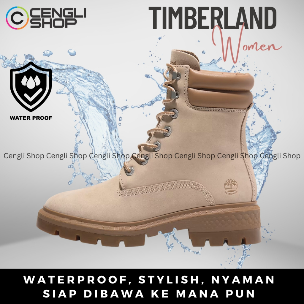 SEPATU TIMBERLAND WANITA ORIGINAL BOOT CASUAL KULIT ASLI TERBARU TW05