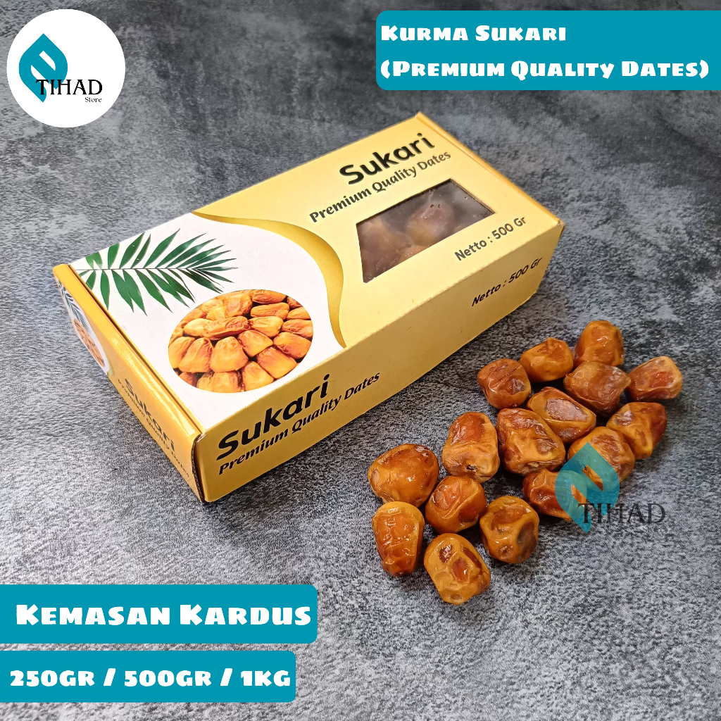 

Kurma Sukari 500gr x 12pcs - Sukari 500gr (1 KARTON)