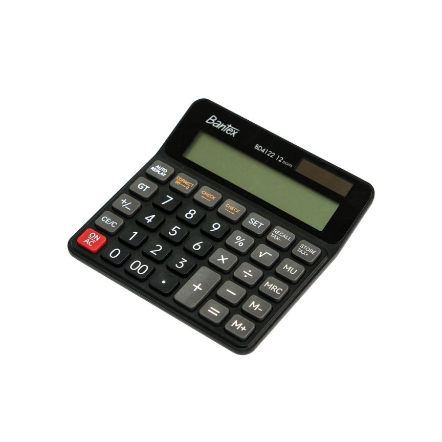 

NEW! DESKTOP CALCULATOR BANTEX 12 DIGITS #BD4122