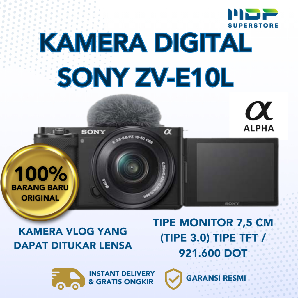 KAMERA DIGITAL SONY ZV-E10L