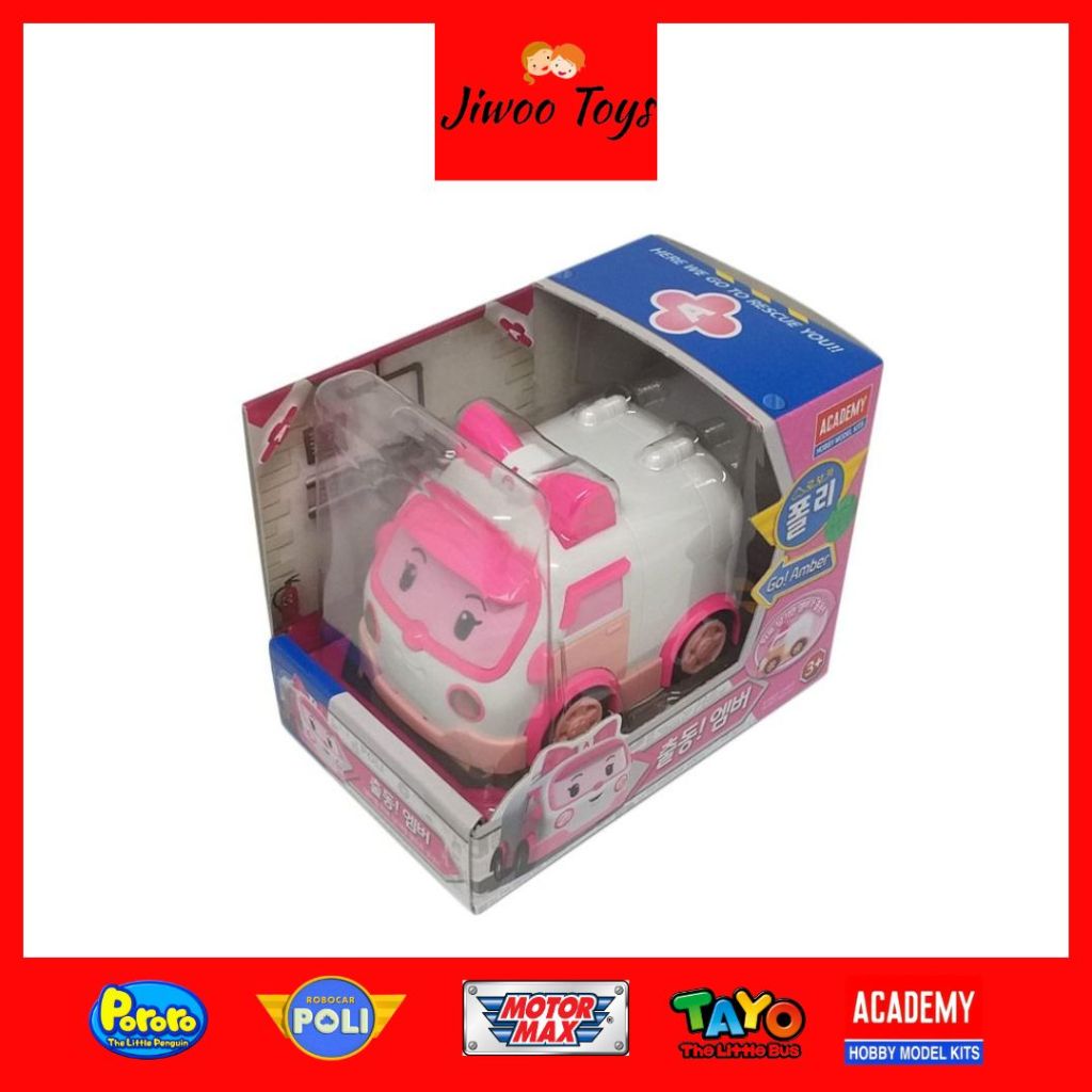 Silverlit Robocar Poli Amber Pullback 15721 Mainan Robocar Poli Original