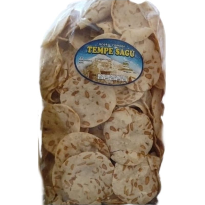 

1/2 Kg KERIPIK TEMPE SAGU FREE PACKING KARDUS + BUBLEWRAP