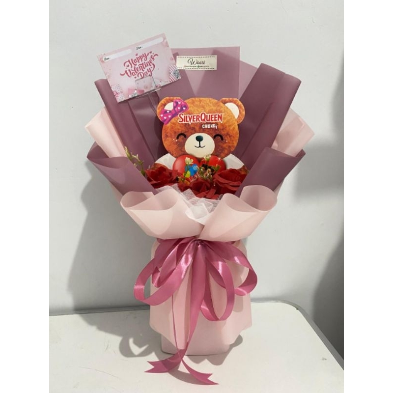 

BUKET COKLAT BERUANG SILVERQUEEN