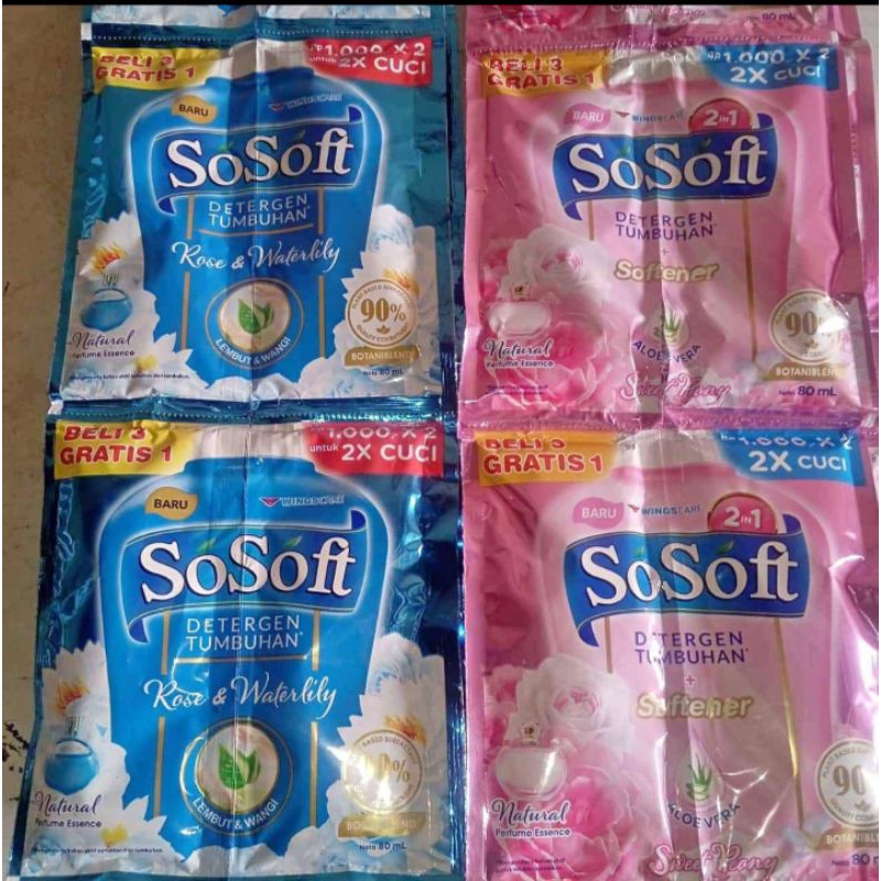 Sosoft renceng isi 16 sachet