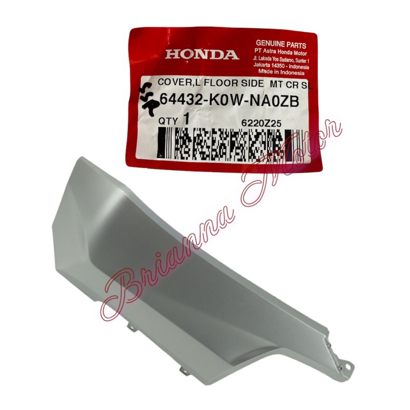 COVER LANTAI KIRI SILVER ADV 160 64432 K0W NA0ZB