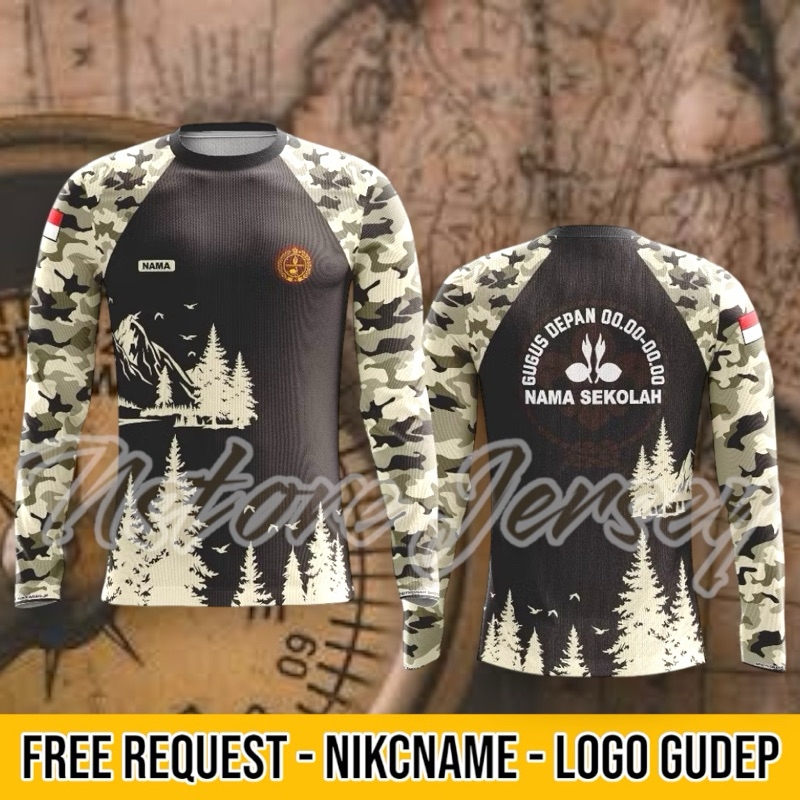 Jersey Pramuka Indonesua Gratis Request Nama & Nam Gudep Sekolah