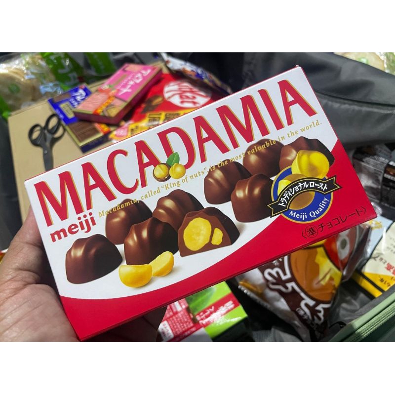 

Macadamia Meiji Moudamia - coklat Jepang