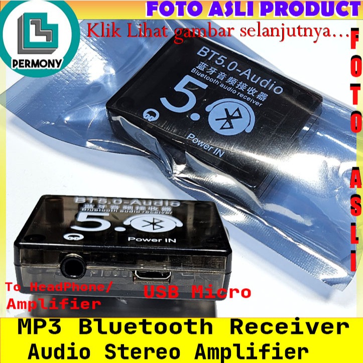 MP3 Bluetooth 5.0 Receiver Audio Stereo Amplifier  Module With Case