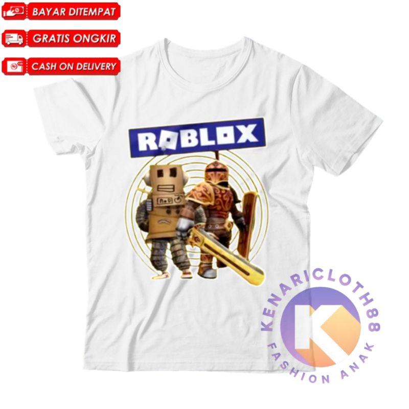 (BISA COD) KAOS ANAK BAJU ANAK USIA 3-12 TAHUN KARAKTER ROBLOX BUILDER / UNISEX KAOS ANAK ROBLOX BUI