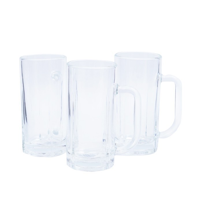 Appetite Set 3 Pcs Gelas Kaca Gohan Tinggi