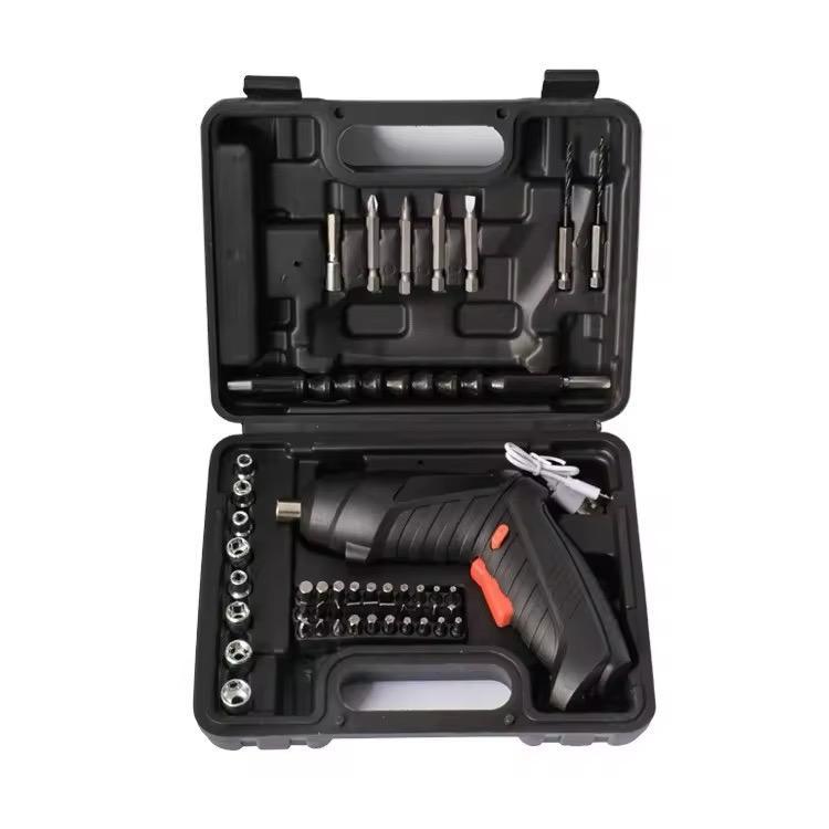 Set Bor Cordless Mini 47pcs 4.2V, Baterai Rechargeable - Multi Fungsi & Mudah Digunakan