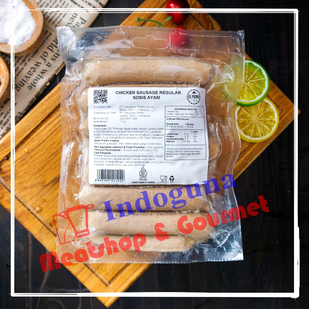 

El Primo Chicken Sausage Regular 1Kg