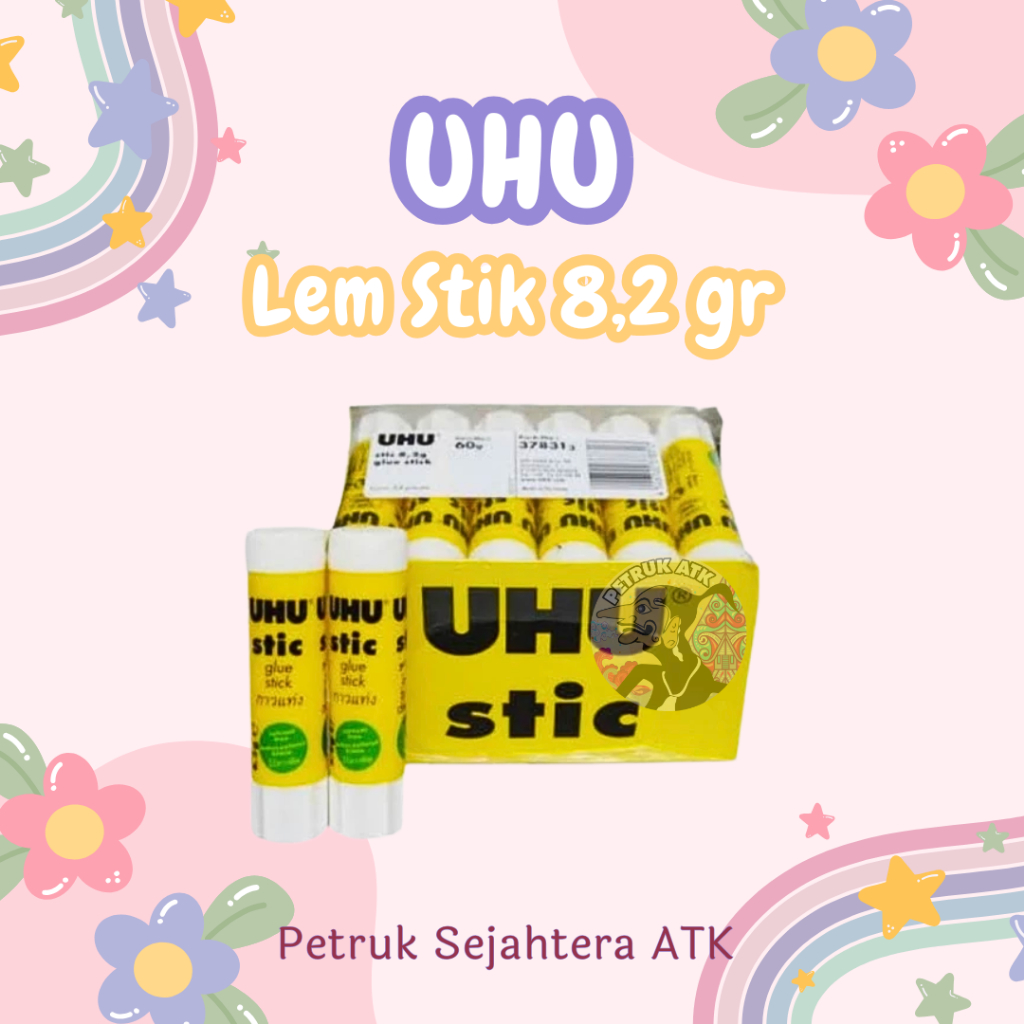 

[PCS] LEM UHU STICK 8.2 GRAM KECIL LEM BATANG / LEM KERTAS / LEM STIK PUTAR