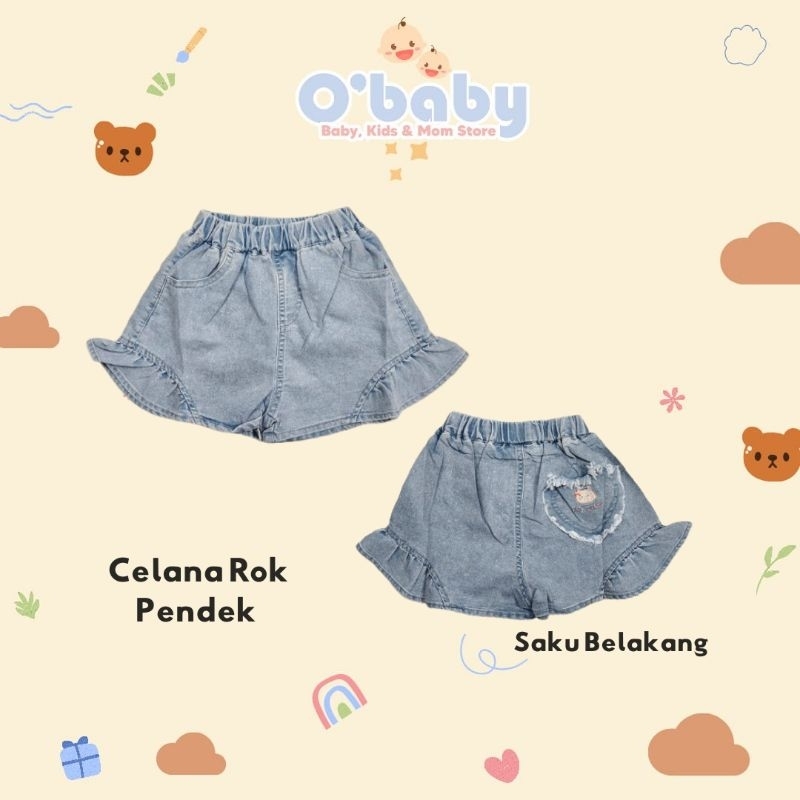 Celana Rok Pendek Jeans