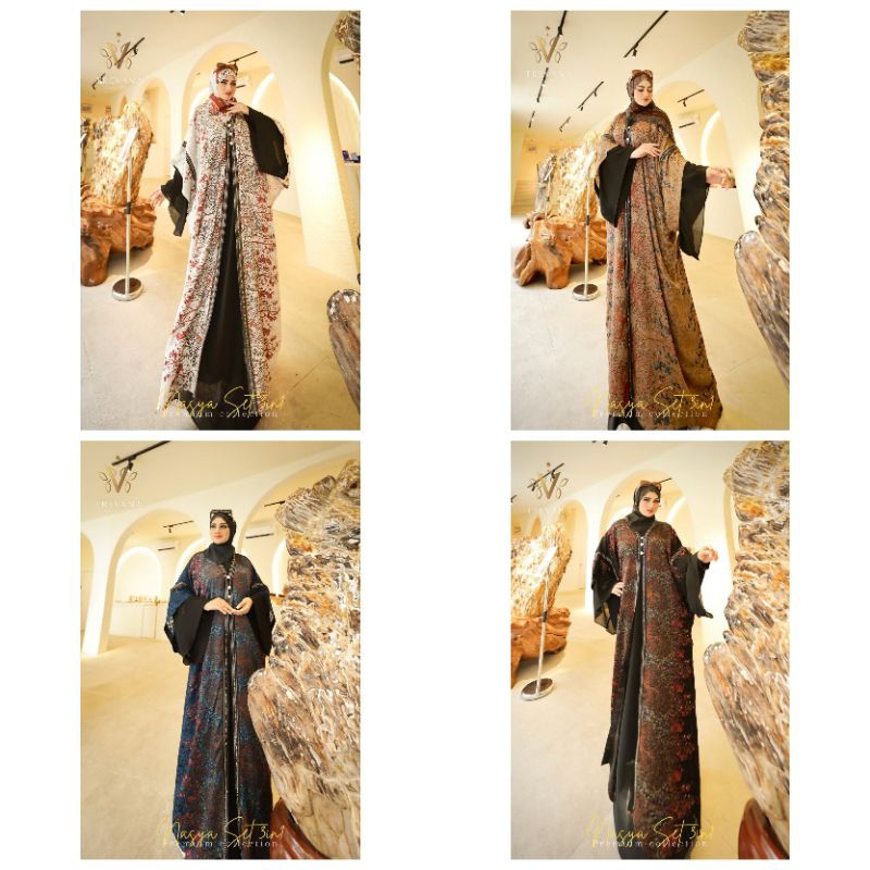 GAMIS SET 3IN1 NASYA BY TREVANA ( ready )