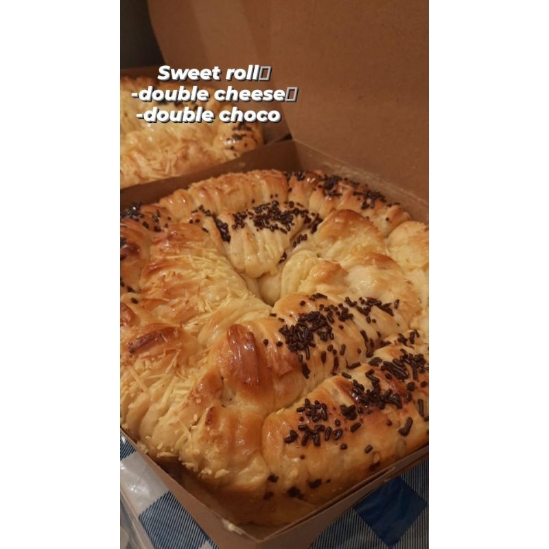 

SWEET ROLL double choco + double cheese