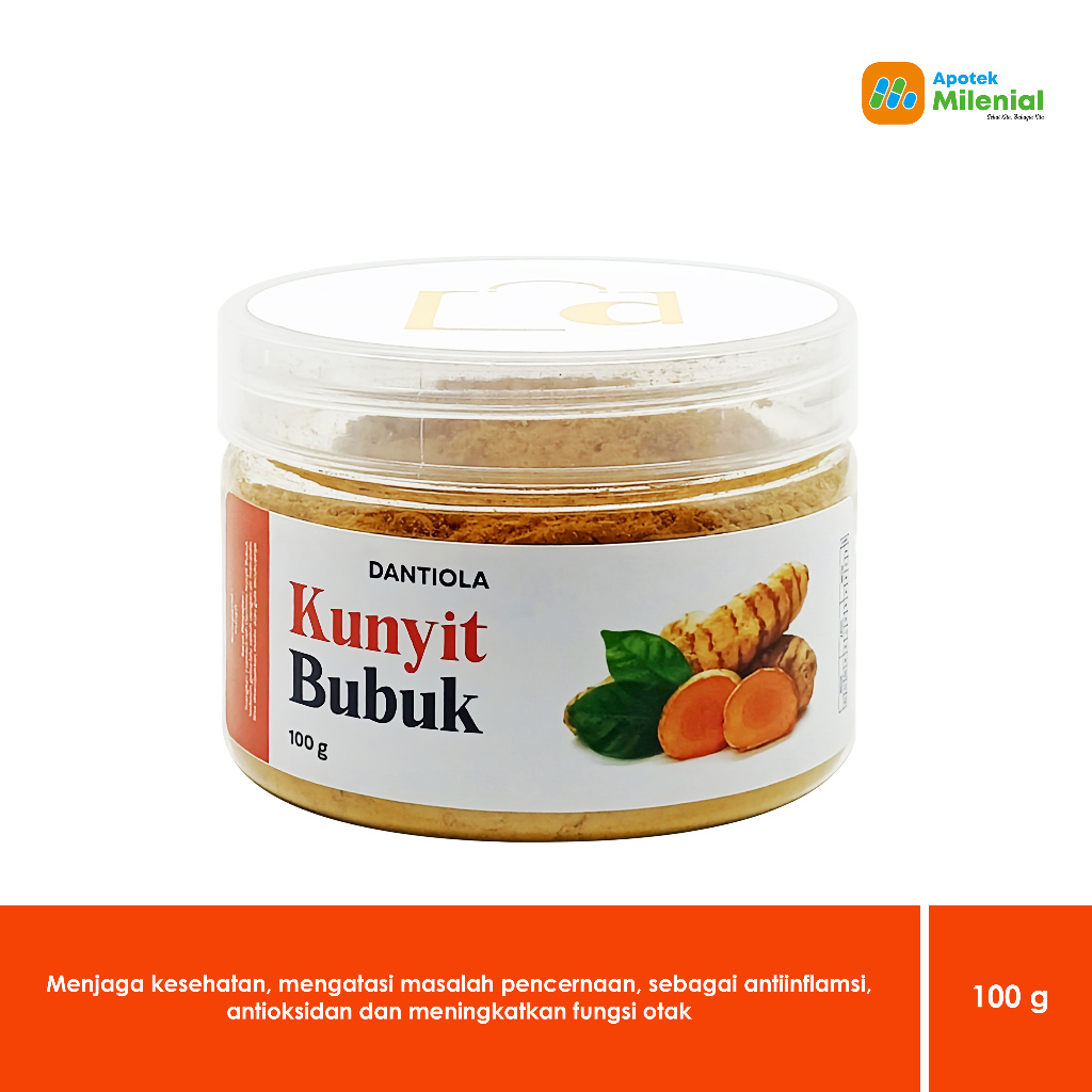 

Dantiola Kunyit Bubuk Kemasan 100 Gram