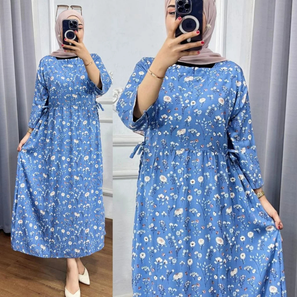 MIRANDA DASTER DRESS LENGAN 3/4 DASTER RAYON