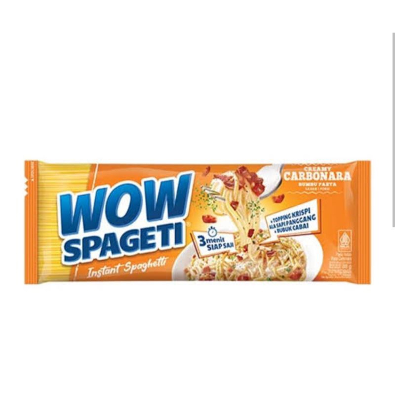 

Wow Spaghetti Creamy Carbonara 88g