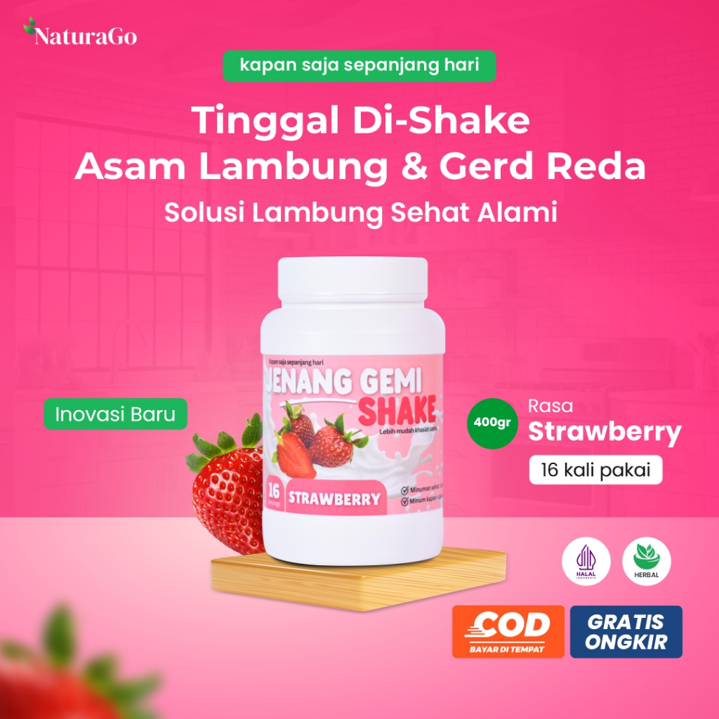 

Jenang Gemi Shake Minuman Umbi Garut Solusi Asam Lambung Maag Gerd Kronis Original Sehat Alami